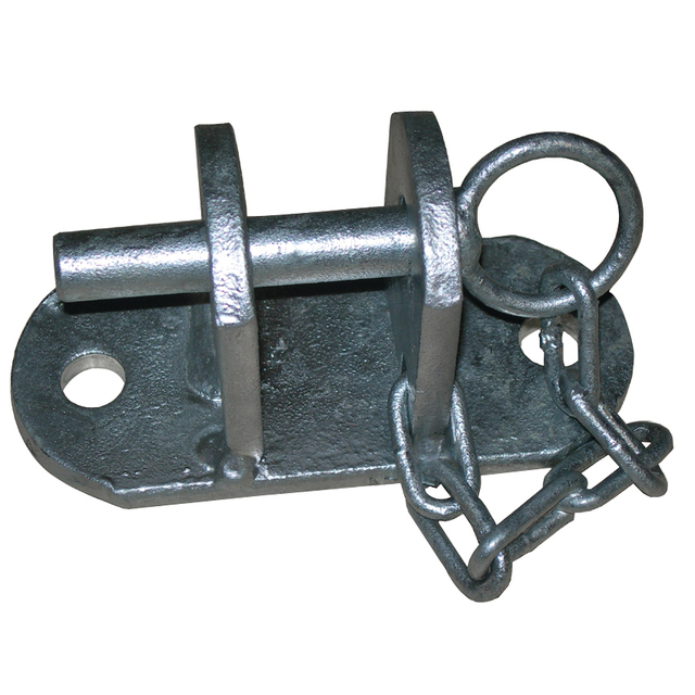 Chape Galva Simple 2T EA100MM 135X60X8MM+AXE+CHAINETTE référence fournisseur 218035